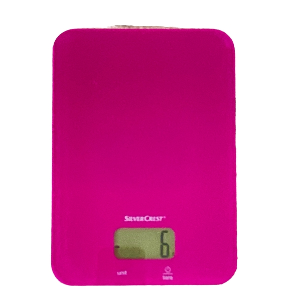 Silvercrest Other - Silvercrest Barbiecore Kitchen Weighing Scales - Stylish & Functional, Up to 5kg